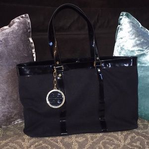 TORY BURCH Jane canvas tote